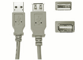 foto van product USB verlengkabel Male A to Female A Kopp