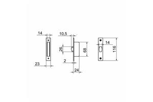 foto van product Smal rolslot 5554 Lince