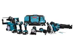foto van product 18 V Combiset met 8 machines DLX8026TW1 Makita