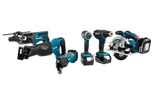 foto van product 18 V Combiset 6 delig DLX6038T Makita