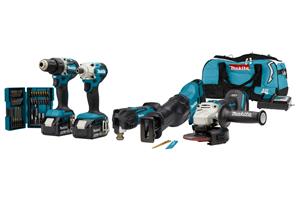 foto van product 18 V Combiset 5 delig  DLX5068TX1 Makita