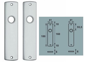 foto van product Kortschild rechthoekig model Curve AXA