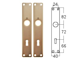 foto van product Langschild 202 SLG72 Hoppe