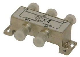 foto van product Coax 4 weg F-splitter Q-link