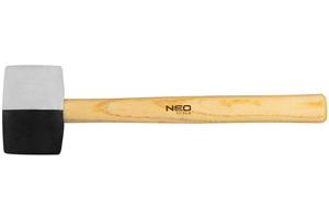 foto van product Rubberhamer zwart/wit 450 gram Neo Tools