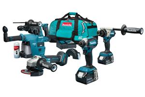 foto van product 18 V Combiset 4 delig DLX4155TX1 Makita