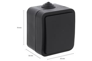 foto van product Wipschakelaar wissel spatwaterdicht  Q-link
