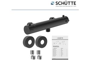 foto van product Thermostatische douchemengkraan  Schütte zwart of chroom