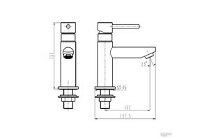 foto van product Fonteinkraan Laurana Chroom Schütte