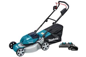 foto van product LXT 2x18 V accu Grasmaaier 46 cm DLM463PT2 Makita