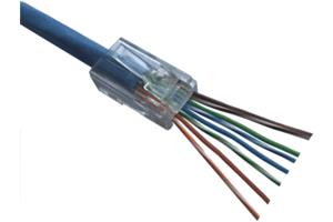 foto van product Connector CAT6, RJ45  doorsteek Radiall