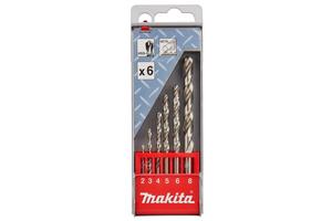 foto van product 6-delige Makita metaalborenset.