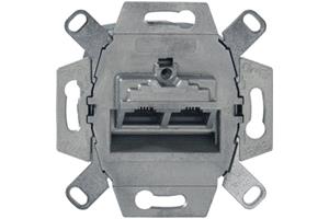 foto van product Basiselement 2 x RJ45 cat 6 afgeschermd