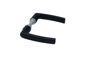 foto van product Deurkruk blok-model zwart Veilig