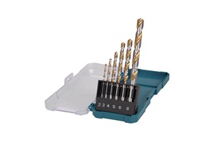 foto van product 6-delige Makita HSS-G metaalborenset.