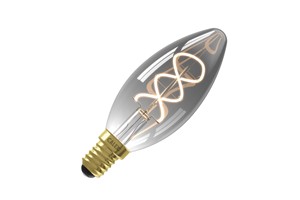 foto van product Ledlamp kaars Titanium dimbaar E27 240V Calex