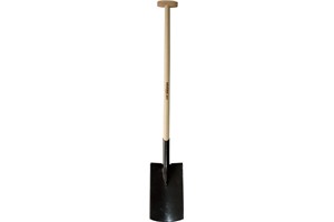 foto van product Hendrik Jan spade met opstap gelakt essen steel 85 cm