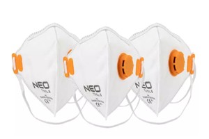 foto van product Stofmasker FFP2 met ventiel Neo Tools.