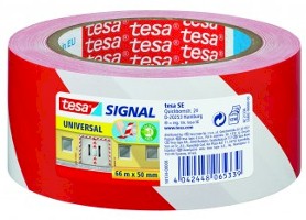 foto van product Signal tape 58134 rood / wit Tesa