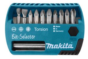 foto van product Schroefbitset 11 delig Torsion Makita