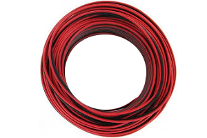 foto van product Luidsprekersnoer rood-zwart 2 x 0,5 mm²