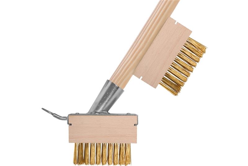 foto van product Onkruidborstel met steel en extra borstel