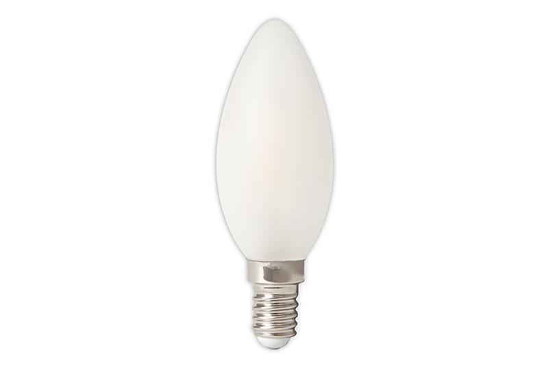 foto van product Filament LED Dimbare Kaarslamp 240V mat E14 Calex