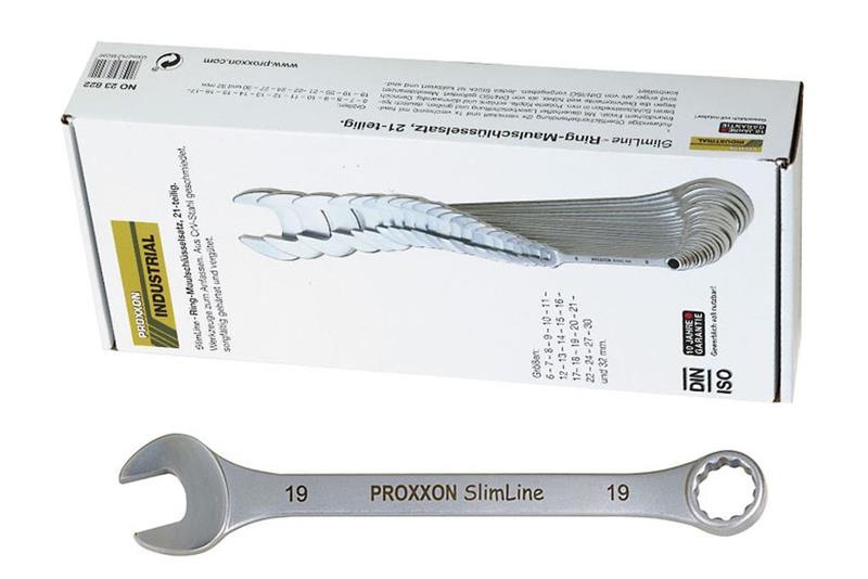 foto van product Set steek / ringsleutels 21 delig Proxxon