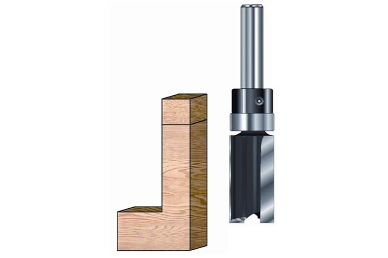 foto van product Groeffrees HM 12,7x25x61mm met lager op schacht Lintner