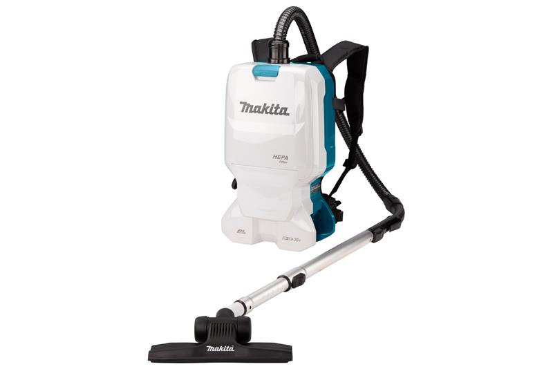 foto van product 2x18 V Rugstofzuiger voor schoonmaak DVC660Z Makita