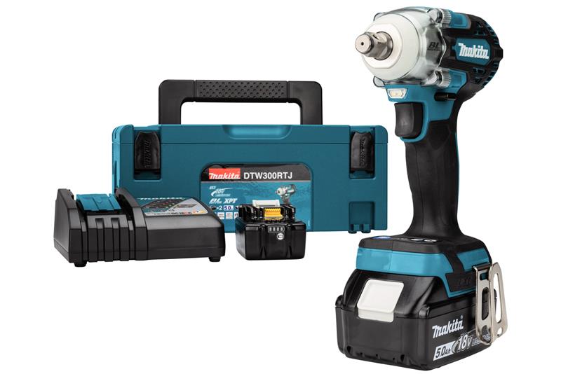 foto van product 18 V Slagmoersleutel DTW300RTJ Makita