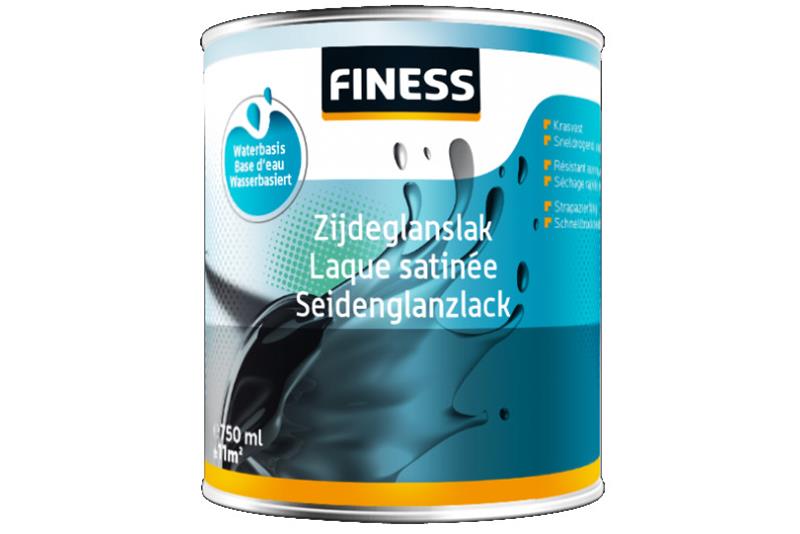 foto van product Zijdeglanslak waterbasis Goud kleurig Finess