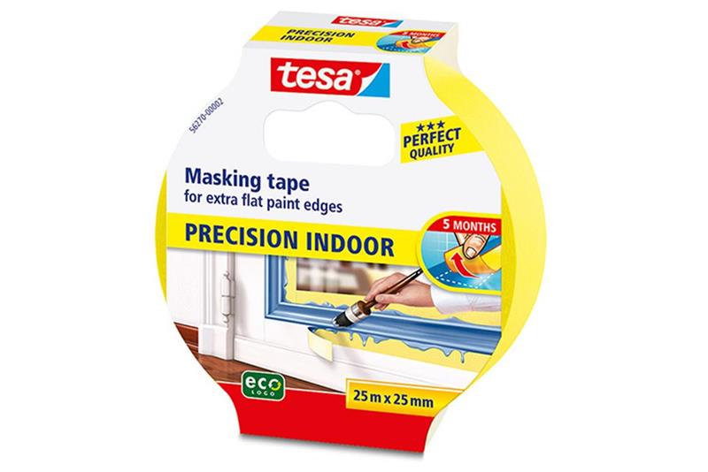 foto van product Afplakband precision indoor 25 m. X 25 mm. Tesa