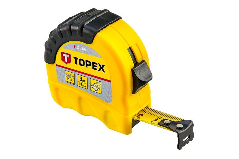 foto van product Rolbandmaat nylon gecoat 16 mm band 3 meter Topex