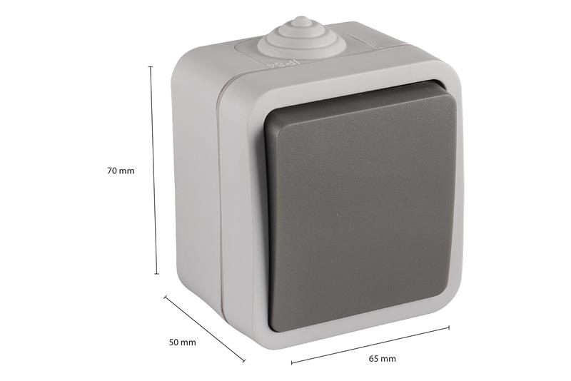 foto van product Wipschakelaar wissel spatwaterdicht  Q-link