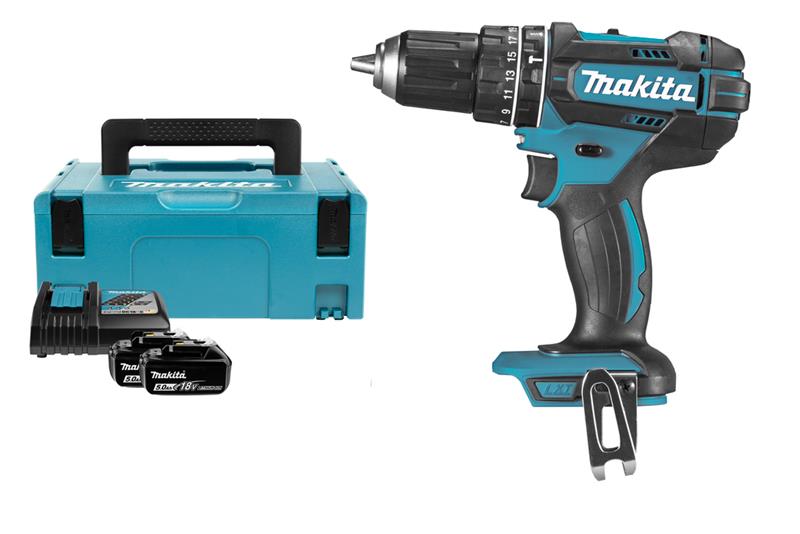 foto van product 18 V Klopboor-/schroefmachine DHP482RTJ Makita