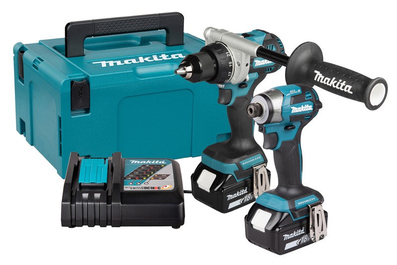foto van product LXT 18 V Combiset boren en (slag)schroeven DLX2573TJ Makita
