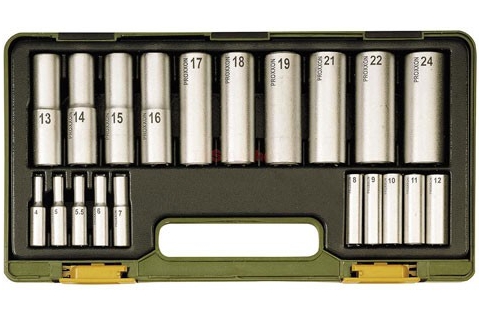 foto van product Lange doppenset  20 delig Proxxon                  