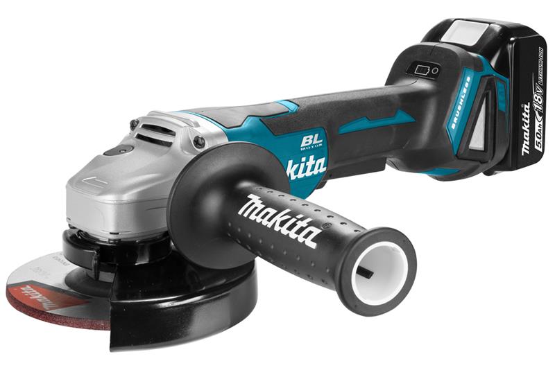 foto van product 18 V Haakse slijper 125 mm DGA505RTJ Makita